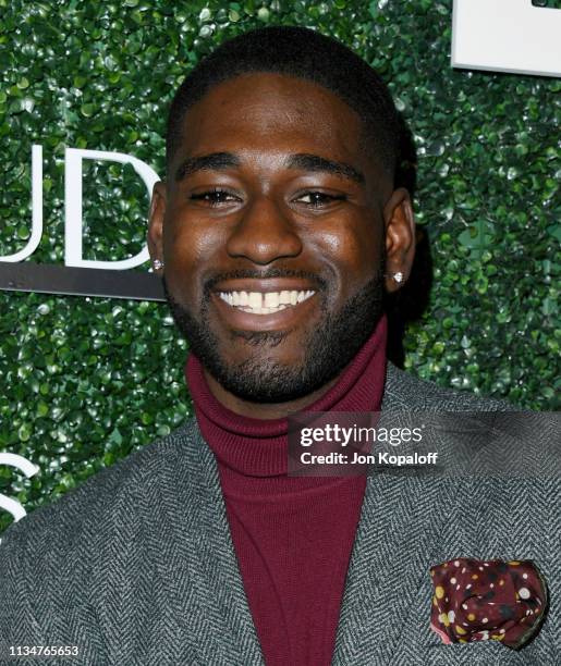 Kwame Boateng attends Koshie Mills Presents "The Diaspora Dialogues" International Women Of Power Luncheon at Marriott Hotel Marina Del Rey on March...