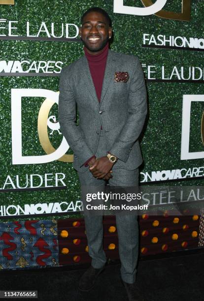 Kwame Boateng attends Koshie Mills Presents "The Diaspora Dialogues" International Women Of Power Luncheon at Marriott Hotel Marina Del Rey on March...