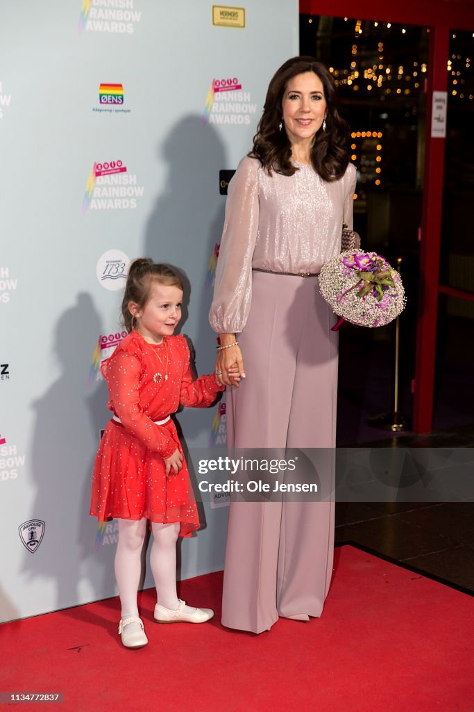 Crown Princess Mary Of Denmark Participates In Danish Rainbow Awards AXGIL