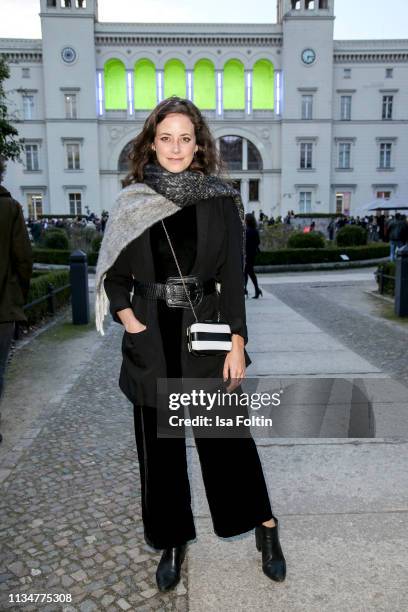 German actress Anja Knauer attends the "Flying Pictures" World Premiere on April 3, 2019 in Berlin, Germany.
