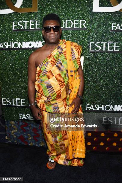 Kwame Boakye arrives at the "The Diaspora Dialogues" International Women Of Power Luncheon presented by Koshie Mills at the Marriott Hotel Marina Del...
