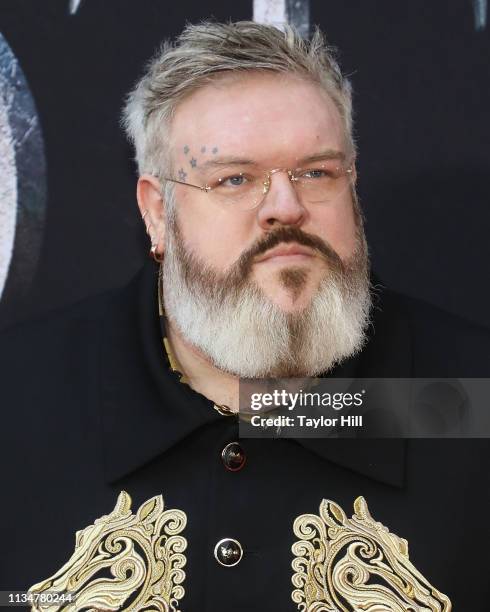 Kristian Nairn attends the Season 8 premiere of "Game of Thrones" at Radio City Music Hall on April 3, 2019 in New York City.