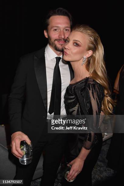 David Oakes and Natalie Dormer attend the "Game Of Thrones" Season 8 NY Premiere After Party on April 3, 2019 in New York City.