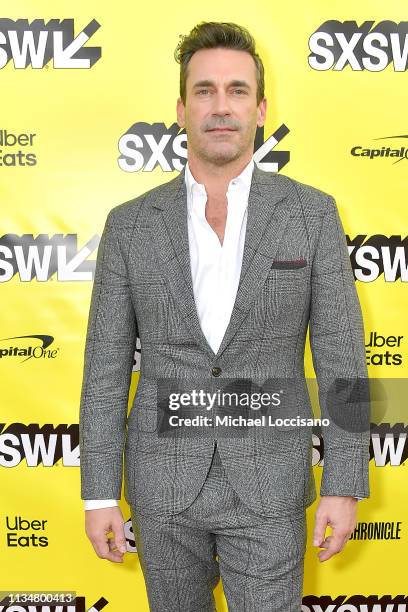 Actor Jon Hamm attends the Good "Omens: The Nice and Accurate" SXSW Event during the 2019 SXSW Conference and Festivals at ZACH Theatre on March 09,...