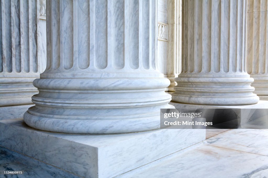 Stone pillars