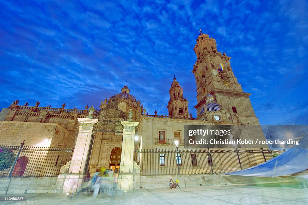 Cathedral, Morelia, UNESCO World Heritage Site, Michoacan state, Mexico, North America