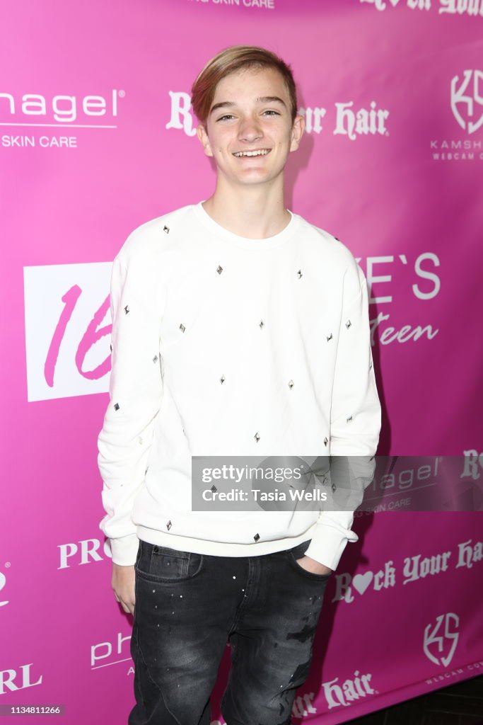 Blake Hendricks attends Brooke Butler's Sweet 16 Birthday Party at