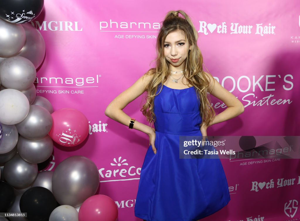 Lulu Lambros attends Brooke Butler's Sweet 16 Birthday Party at... News