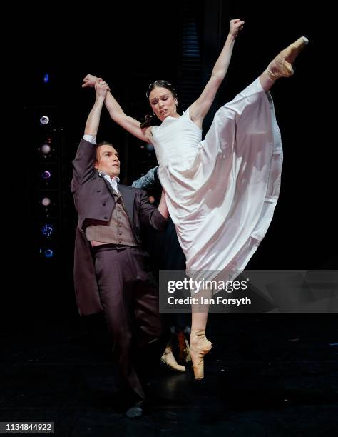 First Soloist Abigail Prudames dances during the World Premier of Northern Ballet’s performance of ‘Victoria’ at Leeds Grand Theatre on March 09,...