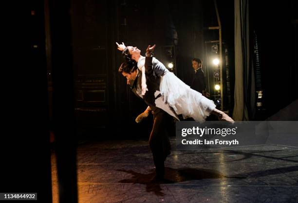 First Soloist Abigail Prudames as Victoria and Joseph Taylor as Albert dance during the World Premier of Northern Ballet’s performance of ‘Victoria’...