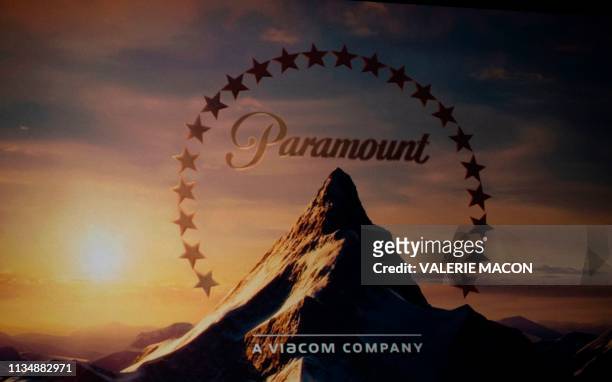 Logo of Paramount Pictures studio during the CinemaCon Paramount Pictures Exclusive Presentation at the Colosseum Caesars Palace on April 4 in Las...