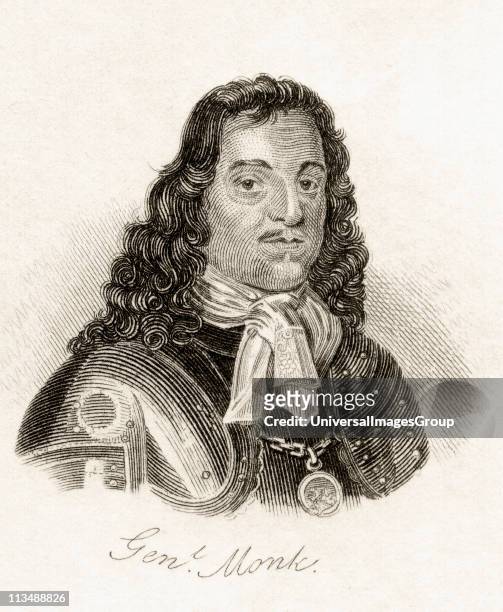 George Monck 1st Duke of Albemarle Earl of Torrington Baron Monck of Potheridge Beauchamp and Teyes 1608-1670 English general who fought in Ireland...