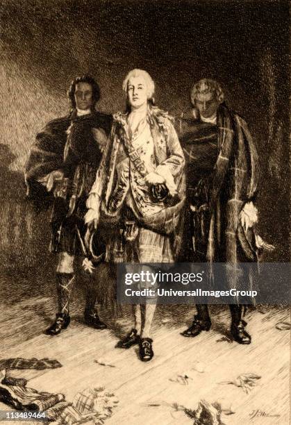 Charles Edward Stuart,The Young Pretender, Bonnie Prince Charlie, 1720-1788. Claimant to the British throne who led the Scottish Highland army in the...