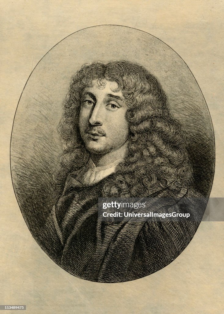 Duc de la Rochefoucauld, Francois Rochefoucauld, 1613-1680. Francois VI, also called le Prince de Marcillac. French classical author. Photo-etching from a rare old print. From the book ' Lady Jackson's Works Old Paris I, It's Court and Literary Salons' Pu...