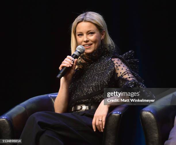 Elizabeth Banks speaks onstage at CinemaCon 2019- Frankly Speaking: The Ever-Changing World of Filmmaking Today, Tomorrow and Beyond at Caesars...