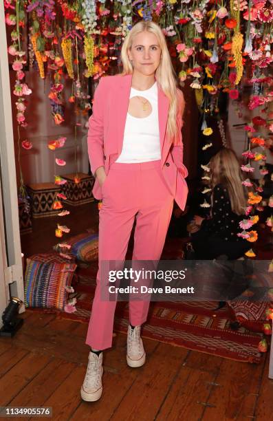 India Rose James attends the celebration hosted by Saloni Lodha, of Phoolon Ki Holi, the Indian festival of colours played with flowers, on April 4,...