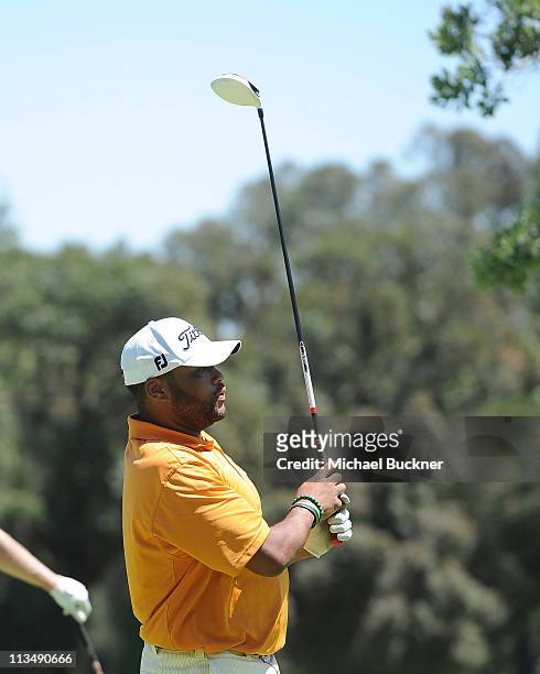 Actor Anthony Anderson attends the Fourth Annual George Lopez Celebrity Golf Classic benefitting the Lopez Foundation at Riviera Country Club on May...