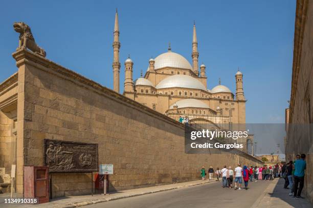mosque of muhammad ali, cairo, egypt - fortress stock pictures, royalty-free photos & images