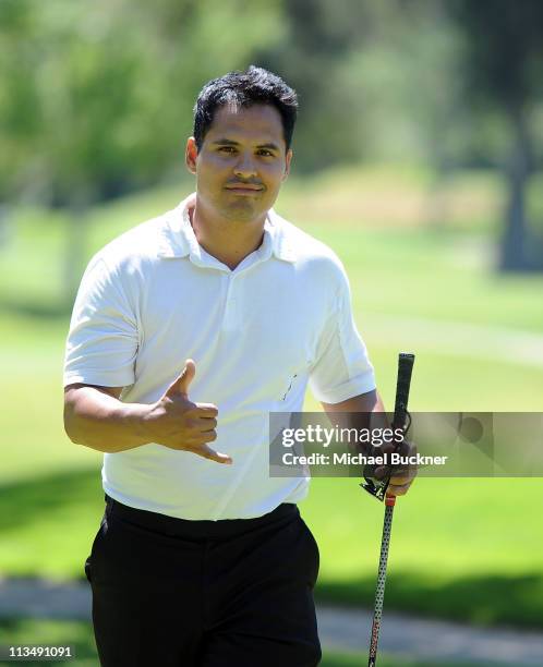 Actor Michael Pena attends the Fourth Annual George Lopez Celebrity Golf Classic benefitting the Lopez Foundation at Riviera Country Club on May 2,...