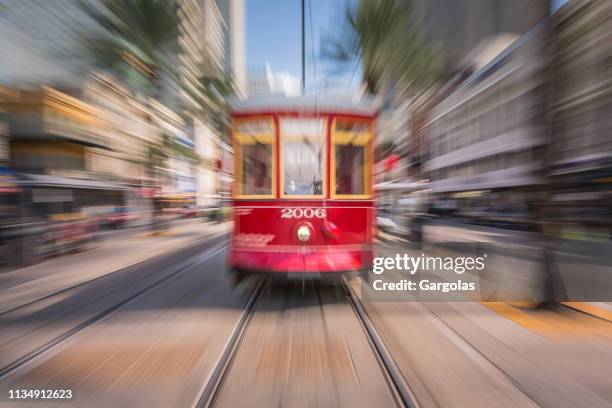 new orleans streetcar, usa - new orleans streetcar stock pictures, royalty-free photos & images