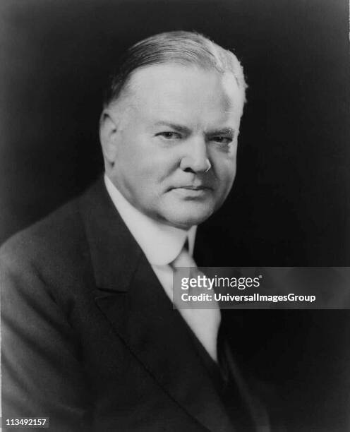 President Herbert Hoover 31st President of the United States of America . Head-and-shoulders photograph.