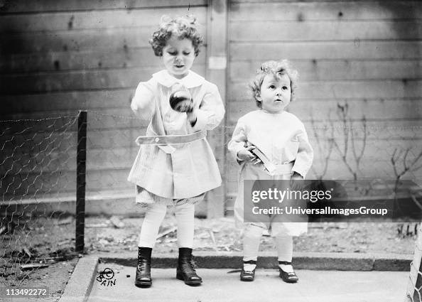 Survivors of the loss of RMS Titanic: Michel and Edmond Navratil (aged 4 and 2), French brothers whose father died in the disaster of 12 April 1912, but who were identified and reunited with their mother. Shipwreck ...