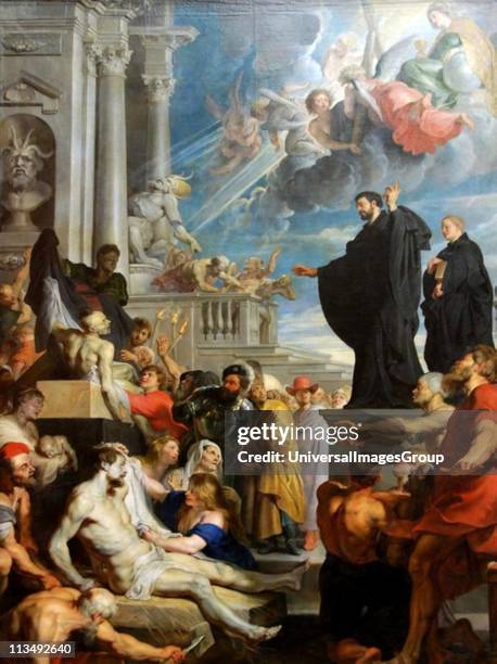 The Miracles of St Francis Xavier', 1617. Oil on canvas. Peter Paul Rubens Flemish painter. St Francis Xavier Roman Catholic missionary and...