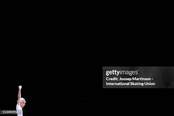 Alexandra Trusova of Russia performs in the Gala Exhibition during day 5 of the ISU World Junior Figure Skating Championships Zagreb at Dom Sportova...