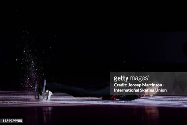 Anna Shcherbakova of Russia performs in the Gala Exhibition during day 5 of the ISU World Junior Figure Skating Championships Zagreb at Dom Sportova...