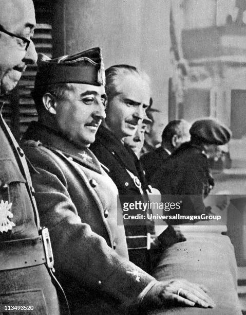 Francisco Franco , Spanish General and dictator, head of state of Spain from October 1936 , and de facto regent of the nominally restored Kingdom of...