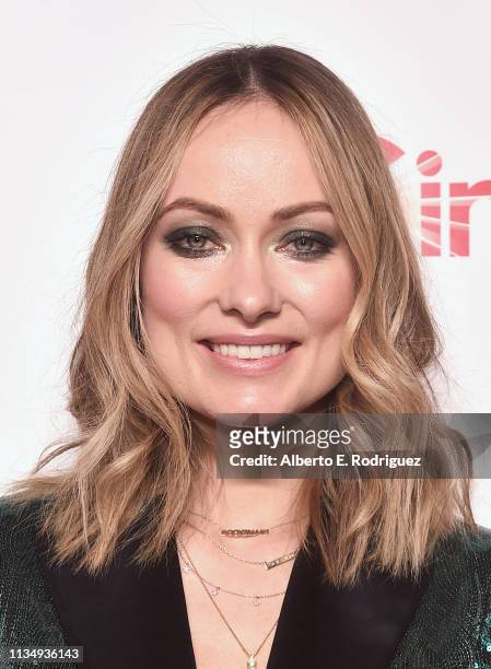 Olivia Wilde attends The CinemaCon Big Screen Achievement Awards Brought to you by The Coca-Cola Company at OMNIA Nightclub at Caesars Palace during...