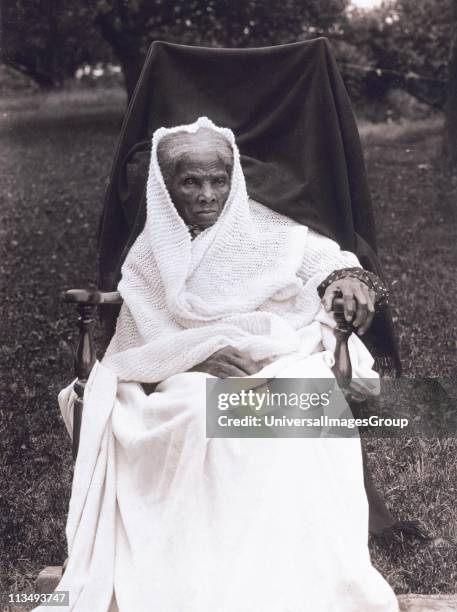 African-American abolitionist, humanitarian, and Union spy during the American Civil War, Harriet Tubman , circa 1900. After escaping from slavery,...