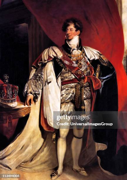 George IV 1762 - 1830, King of Great Britain 1820 Portrait as prince Regent by Thomas Lawrence 1822