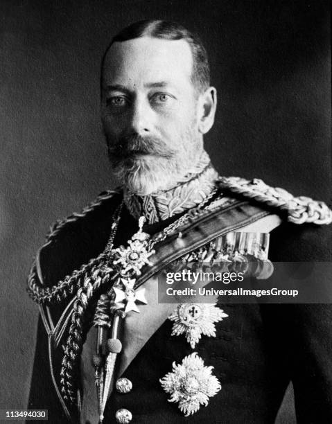George V 1865 - 1936, king of the United Kingdom and emperor of India, 1910
