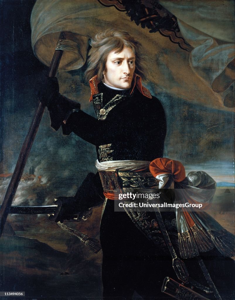 Antoine-Jean Gros, Napoleon Bonaparte on the Bridge at Arcole...