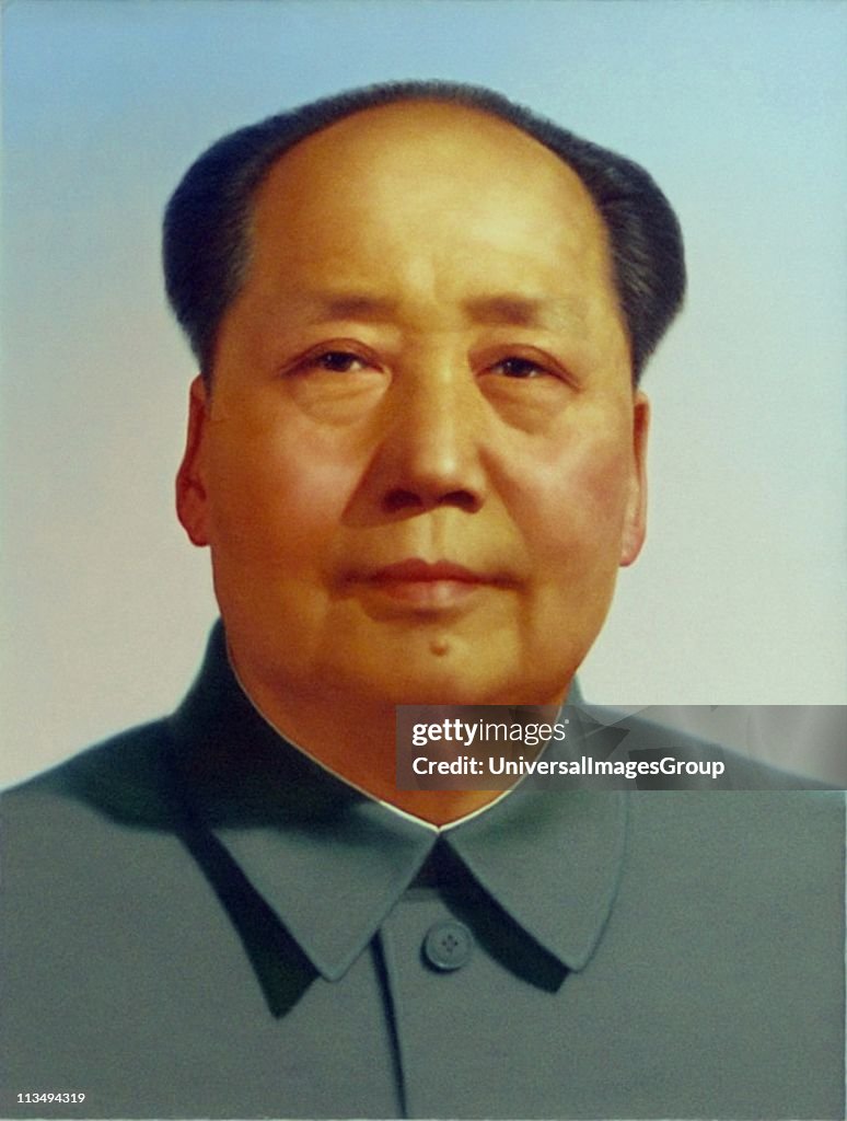Mao Zedong 1893 - 1976), Chinese revolutionary, political theorist and communist leader. Led the People's Republic of China 1949-1976...