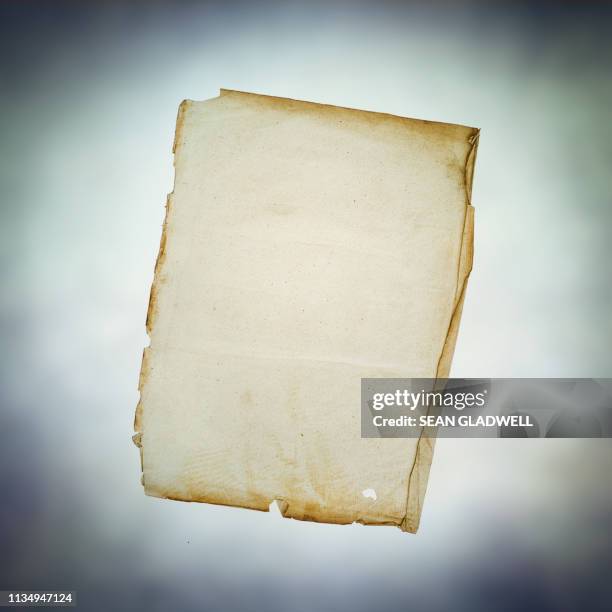 old blank paper - pamphlet stock pictures, royalty-free photos & images