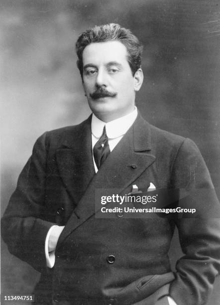 Giacomo Puccini, 1858-1924 Italian opratic composer c1908.