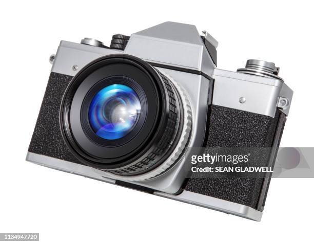 slr film camera - appareil photo photos et images de collection