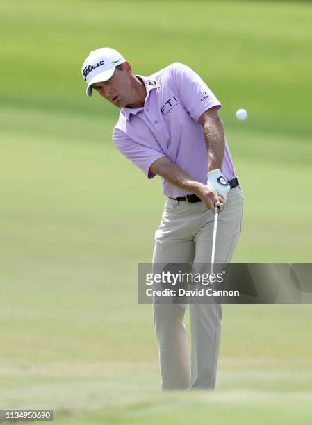 Charles Howell III of the United States plays his third shot on the par 4, first hole during the final round of the 2019 Arnold Palmer Invitational...
