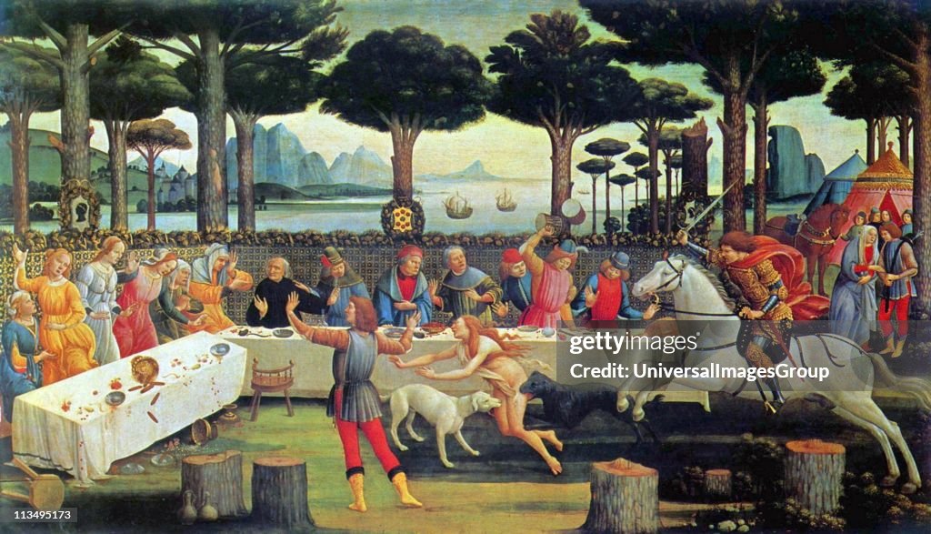 Boccaccio's Decameron 1487, By Sandro Botticelli, Museo del Prado Deutsch. Madrid ...