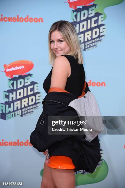 Kelly MissesVlog attends the Nickelodeon Kids Choice Awards on April 4, 2019 in Rust, Germany.