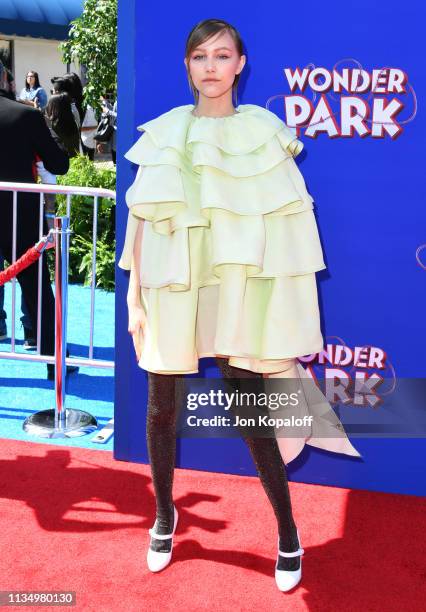 Grace VanderWaal attends the premiere of Paramount Pictures' "Wonder Park" at Regency Bruin Theatre on March 10, 2019 in Los Angeles, California.