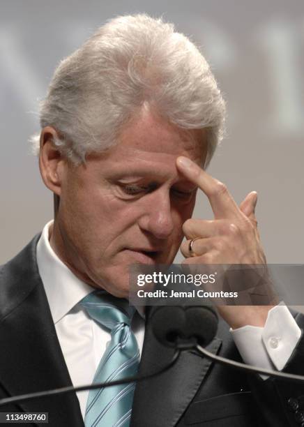 William Jefferson Clinton, 42nd President of the United States, speaks as part of the "Live in New York City" Lecture Series presented by Power...