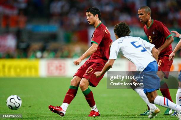 Cristiano RONALDO during FIFA world cup match between Netherlands and Portugal at Frankenstadion, Nuremberg, Germany on 25th June 2006.