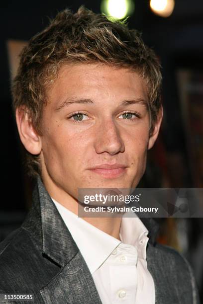 Alex Pettyfer during The Weinstein Company's Premiere of "Alex Ryder: Operation Stormbreaker" - Inside Arrivals at The Intrepid Sea Air & Space...