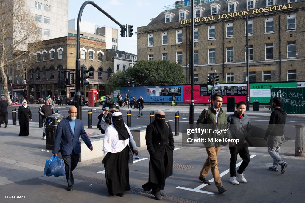 Muslim Community In Whitechapel London