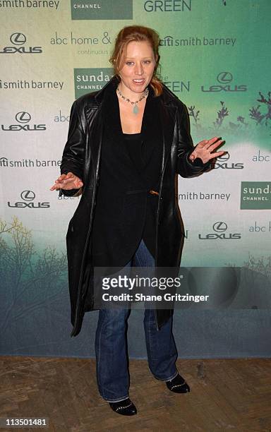 Amy Redford during Sundance Channel's "The Green" Launch Party at ABC Home in New York City, New York, United States.