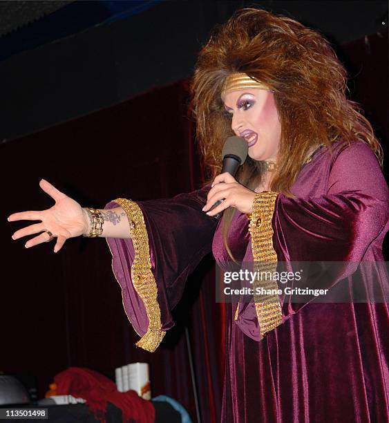 Jackie Beat during Jackie Beat's Ninth Annual Holiday Show "How the Bitch Stole Christmas" at The Cutting Room in New York City, New York, United...