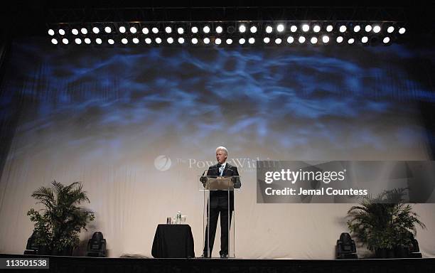 William Jefferson Clinton, 42nd President of the United States, speaks as part of the "Live in New York City" Lecture Series presented by Power...